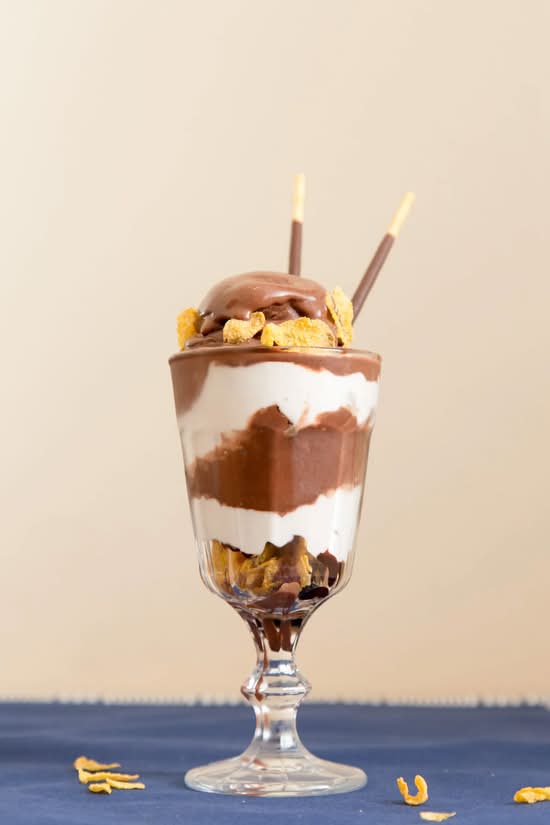 Chocolate Ice Cream Parfait 朱古力雪糕芭菲